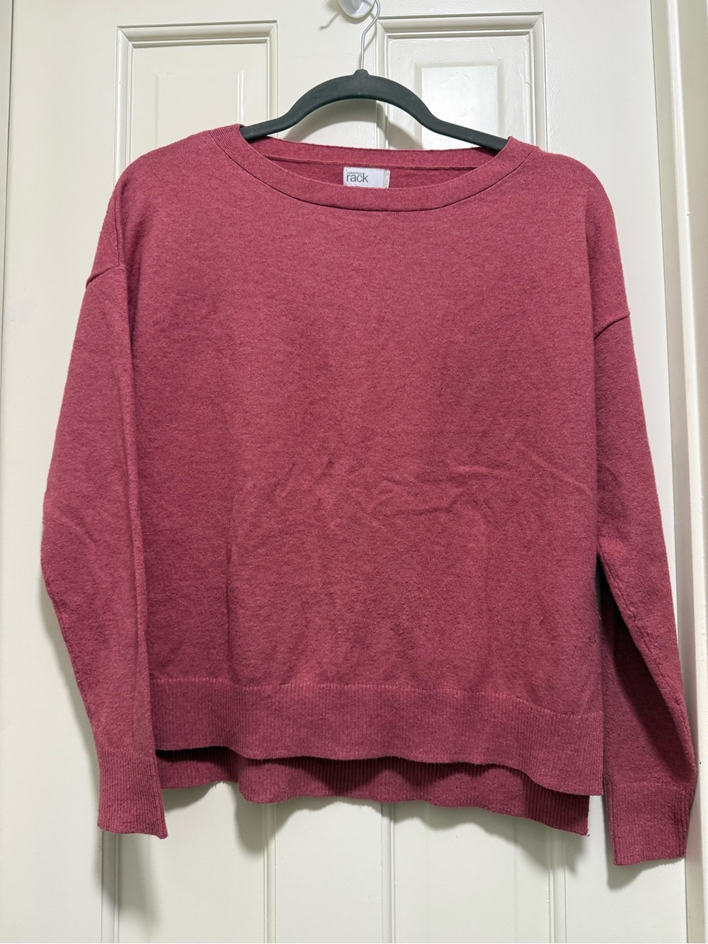 Soft Crewneck Sweater in Rose